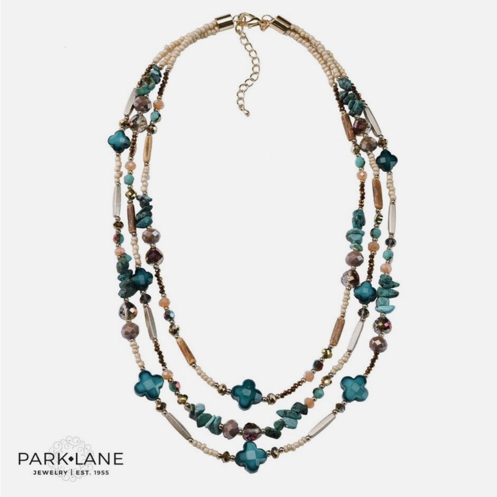 Park Lane Jewelry Leia Necklace (BLUE)